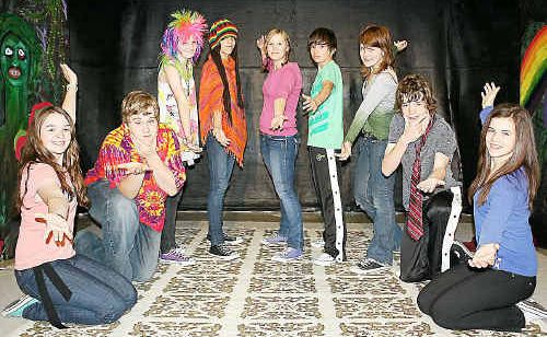 School of Total Education Year 9 students on stage last Saturday. School of Total Education Year 9 students on stage last Saturday.